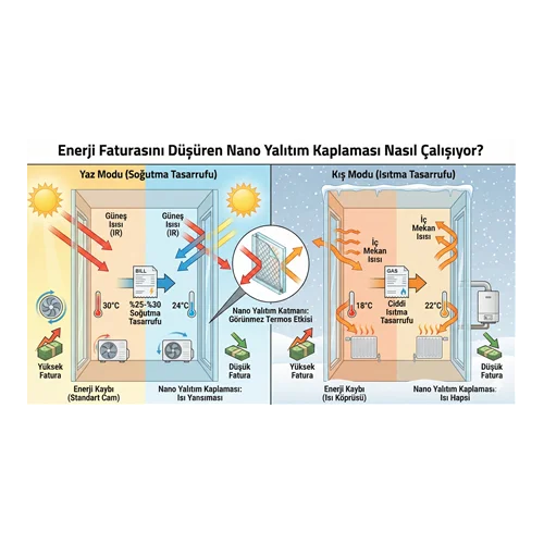 Enerji Faturasını Düşüren Nano Yalıtım Kaplaması Nasıl Çalışıyor?