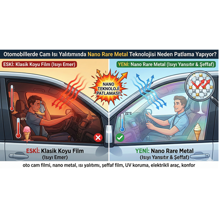 Otomobillerde Cam Isı Yalıtımında Nano Rare Metal Teknolojisi Neden Patlama Yapıyor?
