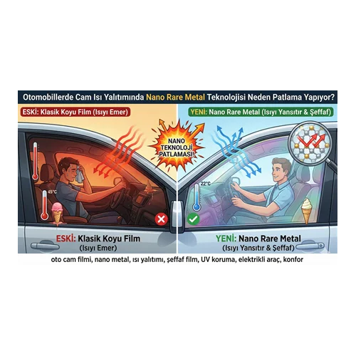 Otomobillerde Cam Isı Yalıtımında Nano Rare Metal Teknolojisi Neden Patlama Yapıyor?