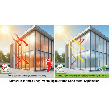 Mimari Tasarımda Enerji Verimliliğini Artıran Nano Metal Kaplamalar