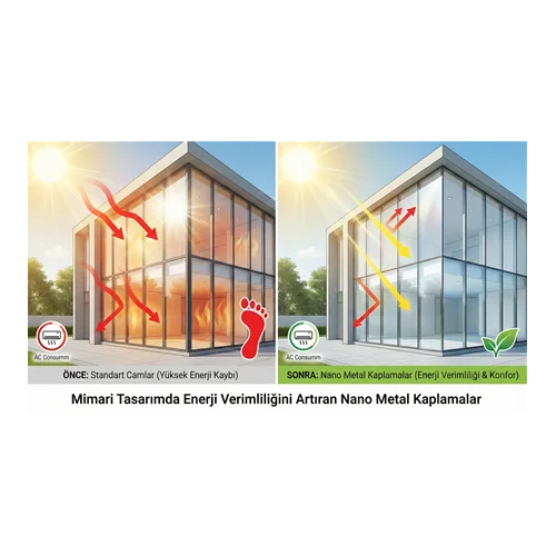 Mimari Tasarımda Enerji Verimliliğini Artıran Nano Metal Kaplamalar