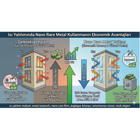 Isı Yalıtımında Nano Rare Metal Kullanmanın Ekonomik Avantajları