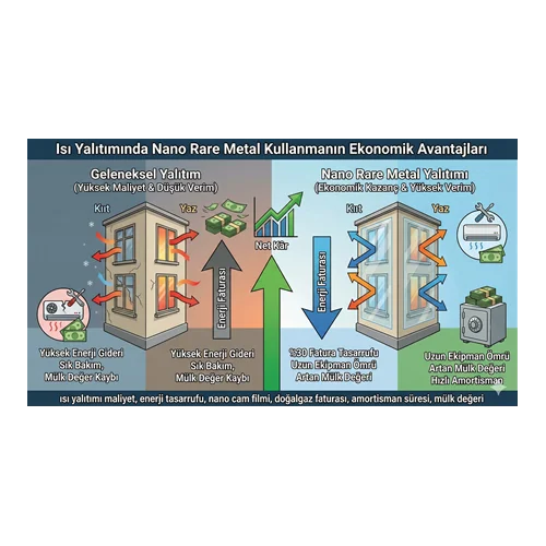 Isı Yalıtımında Nano Rare Metal Kullanmanın Ekonomik Avantajları