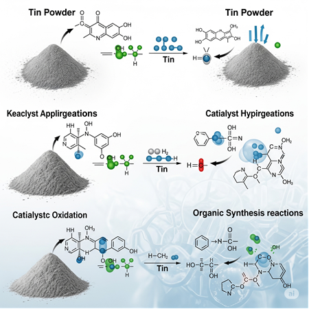 Kimyasal Sentez ve Katalizör Uygulamalarında Kalay Tozunun Rolü