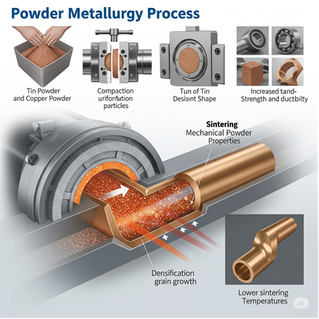 Toz Metalurjisinde Kalay Tozu: Bronz ve Diğer Alaşımların Üretimindeki Önemi