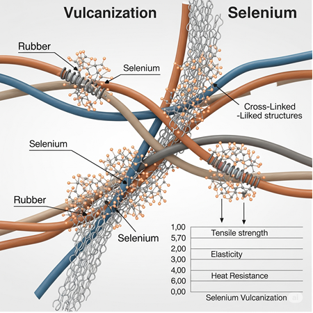Kauçuk Vulkanizasyonunda Selenyum Tozunun Performansa Etkileri
