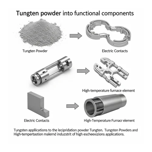 Tungsten Tozu: Elektrik Kontakları ve Yüksek Sıcaklık Fırın Elemanlarının Ham Maddesi