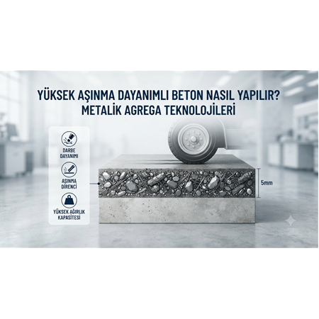 Yüksek Aşınma Dayanımlı Beton Nasıl Yapılır? Metalik Agrega Teknolojileri