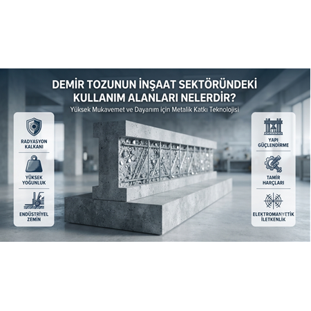 Demir Tozunun İnşaat Sektöründeki Kullanım Alanları Nelerdir?