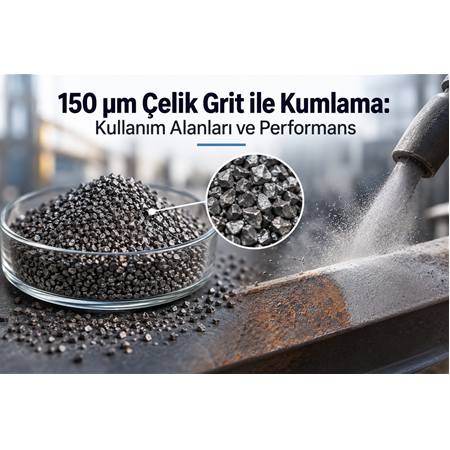 150 µm Çelik Grit ile Kumlama: Kullanım Alanları ve Performans