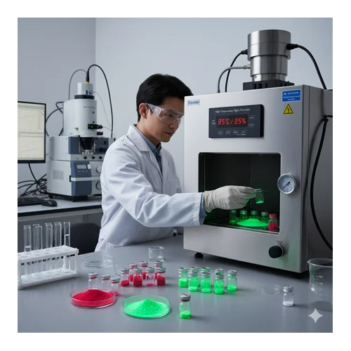 Europium ve terbium fosforlarının suya dayanıklılığı: yaşlandırma test protokolleri