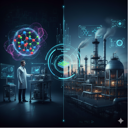 Lanthanum içeren katalizörlerle endüstriyel ölçekli hidrojen üretimi potansiyeli