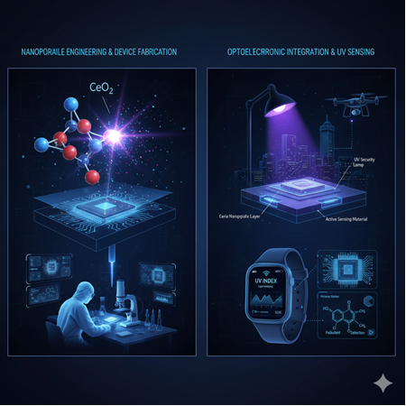 Ceria nanoparçacıklarının fotosensör uygulamalarına entegrasyonu