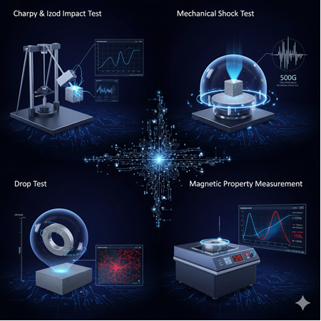 NdFeB mıknatısların darbe ve şok dayanımı testleri: metodoloji