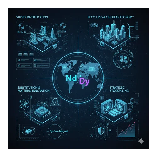 Neodimyum ve dysprosium tedarik zinciri güvenliği: risk yönetimi