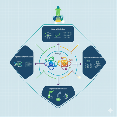Lanthanum ve cerium içeren katalizörlerin sinerji algoritmaları ile optimizasyonu