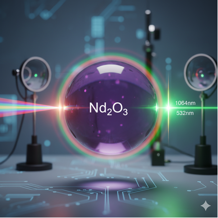 Neodimyum oksitlerin optik uygulamalarda dalga boyu mühendisliği