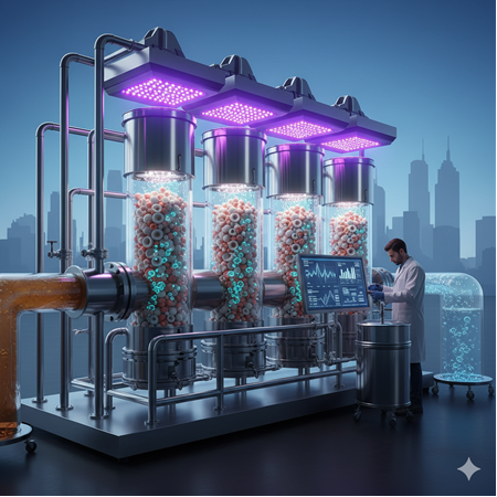 Ceria destekli fotokatalizörlerle kentsel atık su arıtma pilotu planı