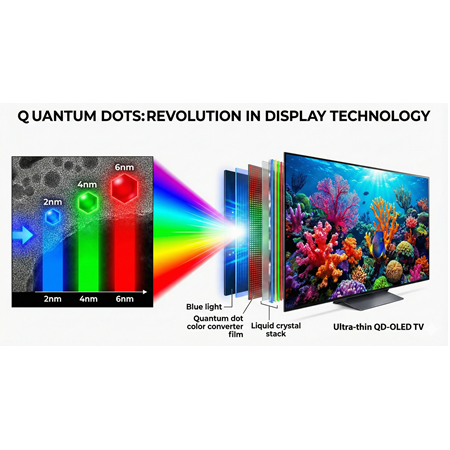 Kuantum Noktalar (Quantum Dots) ile Ekran Teknolojisinde Devrim