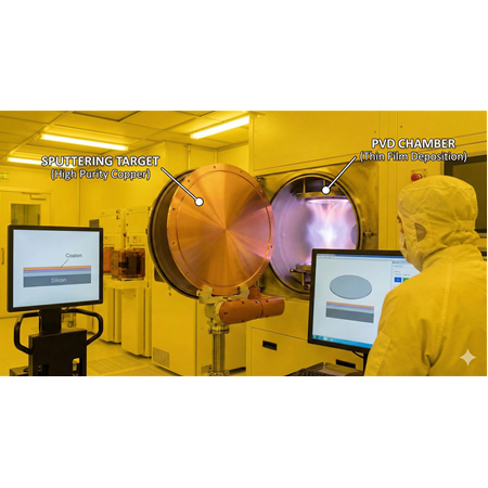 Yarı İletken Endüstrisinde Sputtering Hedeflerin (Targets) Kullanımı