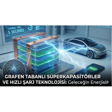 Grafen Tabanlı Süperkapasitörler ve Hızlı Şarj Teknolojisi