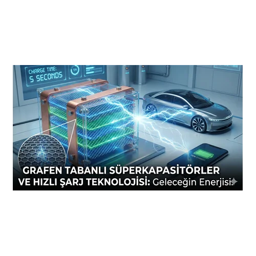 Grafen Tabanlı Süperkapasitörler ve Hızlı Şarj Teknolojisi
