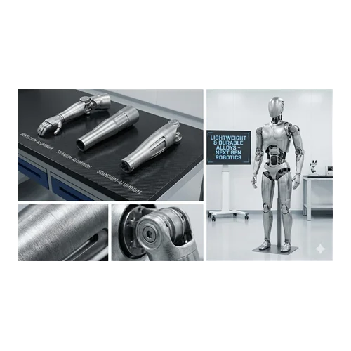 İnsansı Robotlarda Kullanılan Hafif ve Dayanıklı Alaşımlar