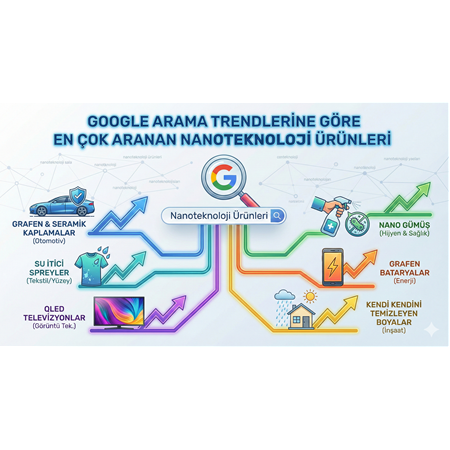 Google Arama Trendlerine Göre En Çok Aranan Nanoteknoloji Ürünleri