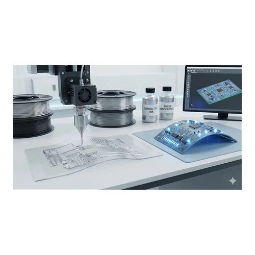 3D Baskı Devre Kartları (PCB) İçin İletken Mürekkepler