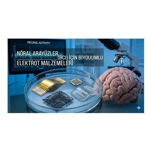 Nöral Arayüzler (BCI) İçin Biyouyumlu Elektrot Malzemeleri