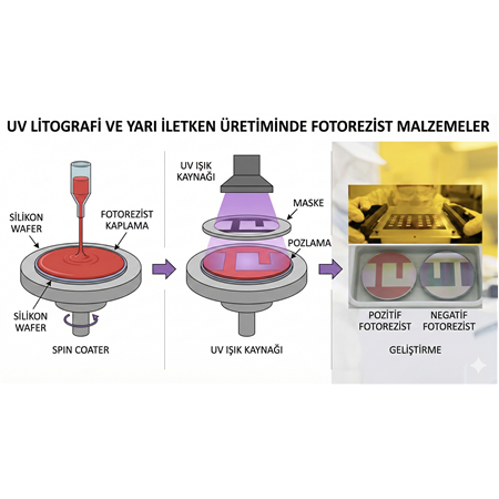 UV Litografi ve Yarı İletken Üretiminde Fotorezist Malzemeler