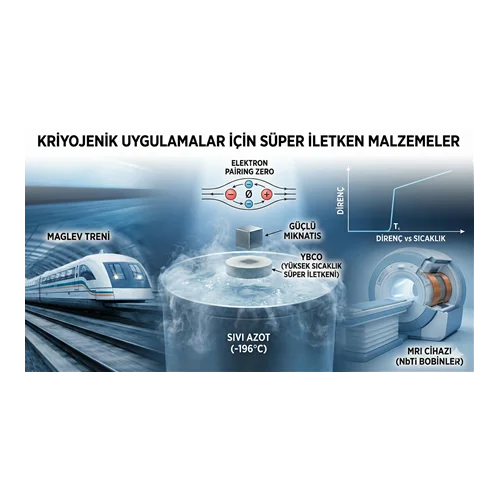 Kriyojenik Uygulamalar İçin Süper İletken Malzemeler