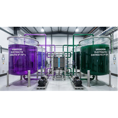 Vanadyum Redoks Akış Pilleri İçin Elektrolitler