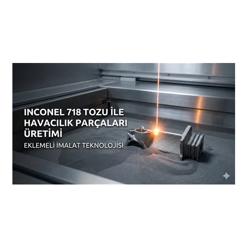 Inconel 718 Tozu ile Havacılık Parçaları Üretimi