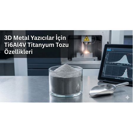 3D Metal Yazıcılar İçin Ti6Al4V Titanyum Tozu Özellikleri