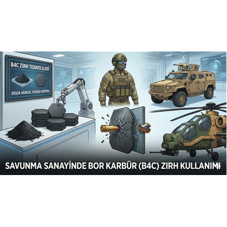 Savunma Sanayinde Bor Karbür (B4C) Zırh Kullanımı