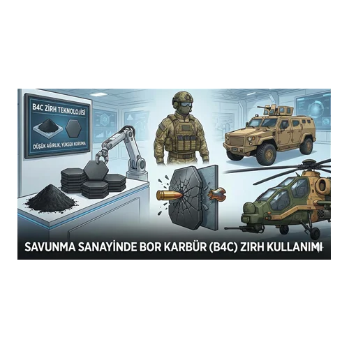 Savunma Sanayinde Bor Karbür (B4C) Zırh Kullanımı