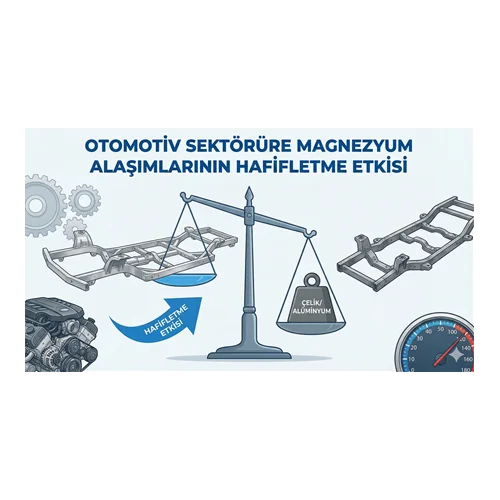 Otomotiv Sektöründe Magnezyum Alaşımlarının Hafifletme Etkisi