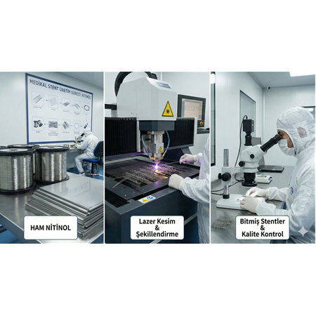 Nitinol Tel ve Levhaların Medikal Stent Üretimindeki Yeri