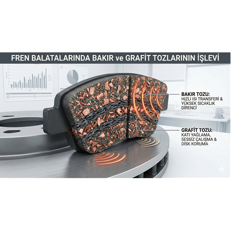 Fren Balatalarında Bakır ve Grafit Tozlarının İşlevi