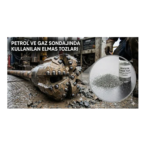 Petrol ve Gaz Sondajında Kullanılan Elmas Tozları