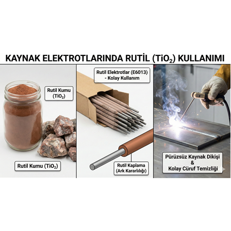 Kaynak Elektrotlarında Rutil (TiO2) ve Kullanımı