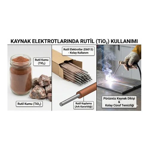 Kaynak Elektrotlarında Rutil (TiO2) ve Kullanımı