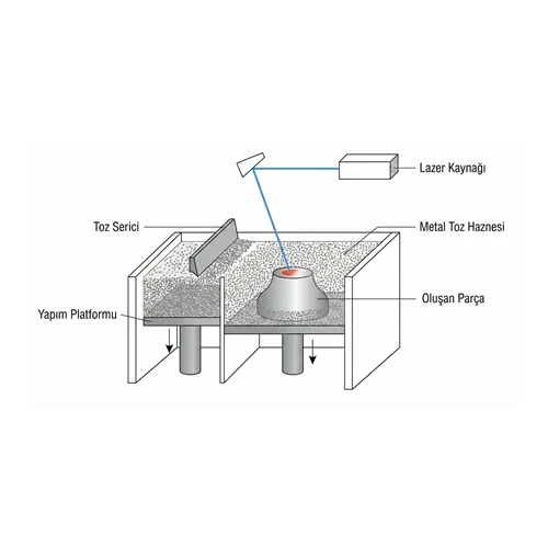 Metal 3D Yazıcılarda Powder Bed Fusion (PBF) Teknolojisi