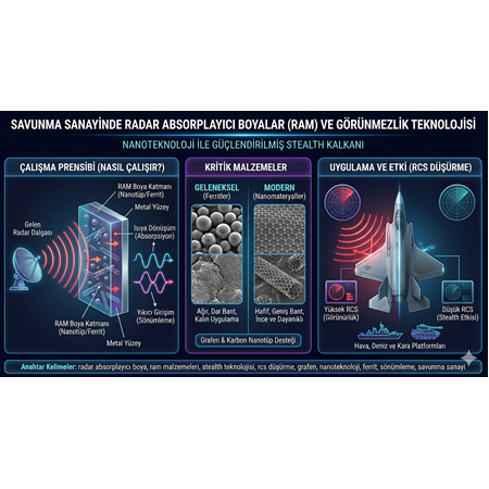 Savunma Sanayinde Radar Absorplayıcı Boyalar