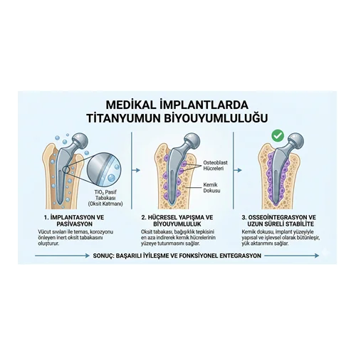 Medikal İmplantlarda Titanyumun Biyouyumluluğu