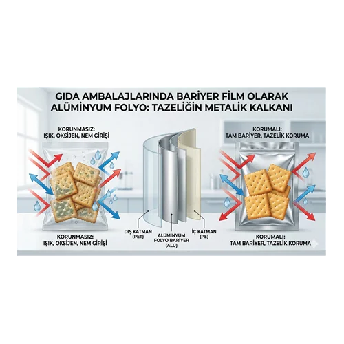 Gıda Ambalajlarında Bariyer Film Olarak Alüminyum Folyo