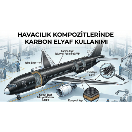 Havacılık Kompozitlerinde Karbon Elyaf Kullanımı