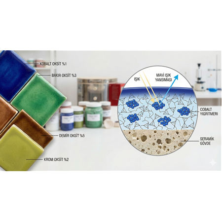 Seramik Sırlarında Renklendirici Metal Oksitler