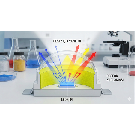 LED Aydınlatmada Fosfor Tozları